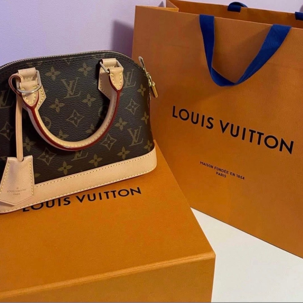 Louis Vuitton Alma BB Brown and Tan Monogram Women's Bag